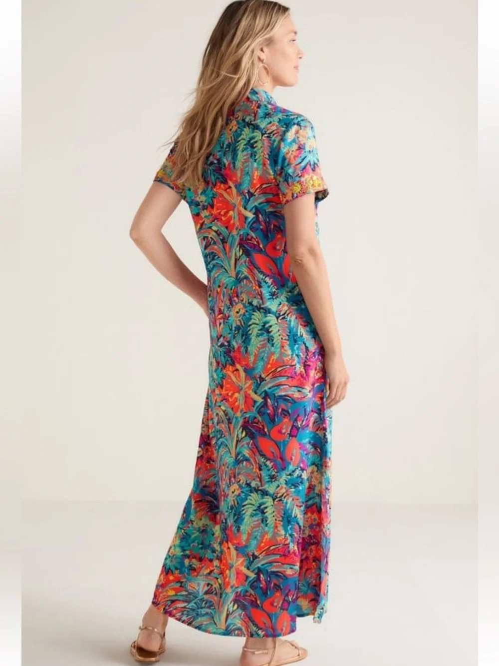 Soft Surroundings Tropical Florence Maci Dress size Large - Picture 2 of 12